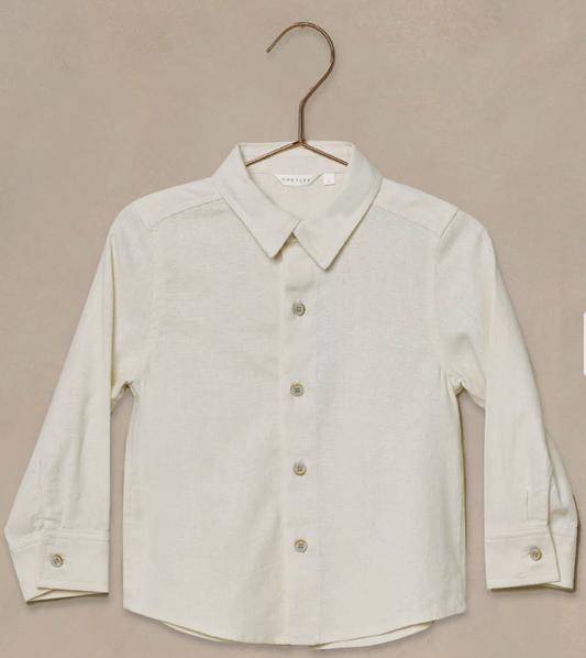 harrison button down || ivory