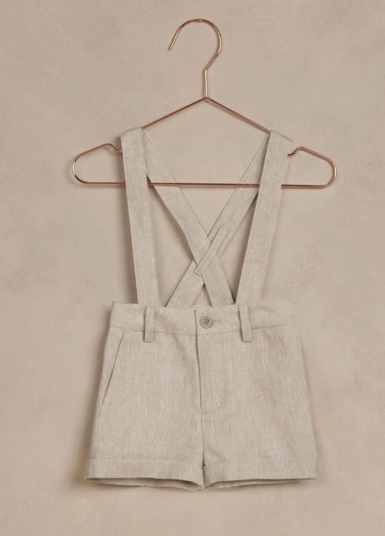 suspender short || linen