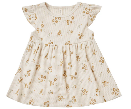 flutter sleeve dress || honey flower