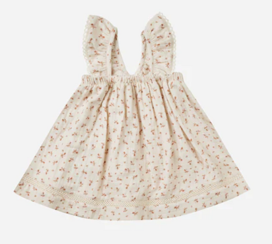 ruffle tank dress || clay ditsy