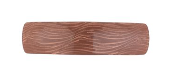 RESIN RECTANGLE-ROSE GOLD