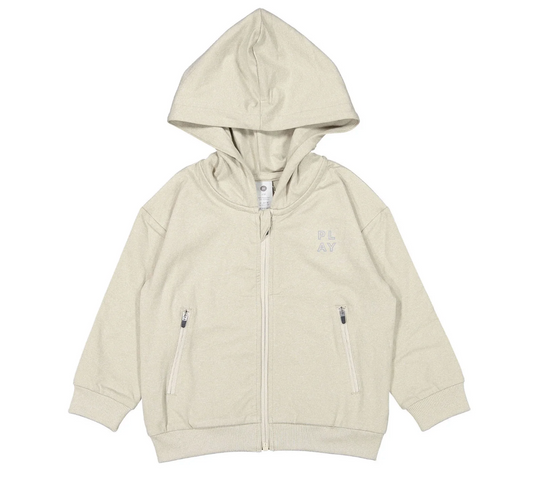 zip-up tech hoodie || heathered dove