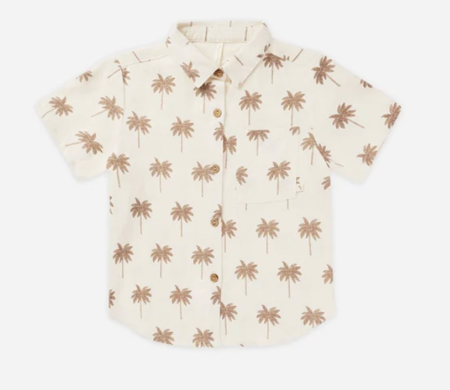 collared short sleeve shirt || paradise