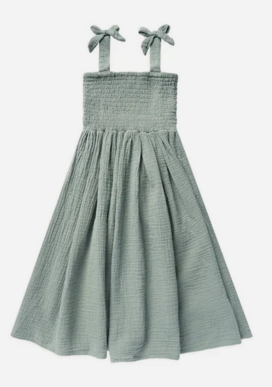 ivy dress || aqua