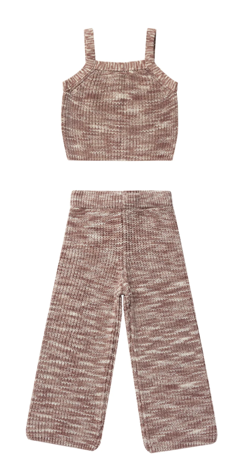 malia set || heathered mulberry