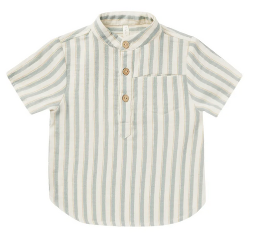 mason shirt || ocean stripe