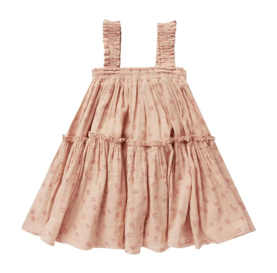 cicily dress || pink daisy