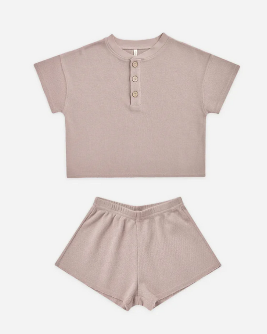 summer waffle set || mauve