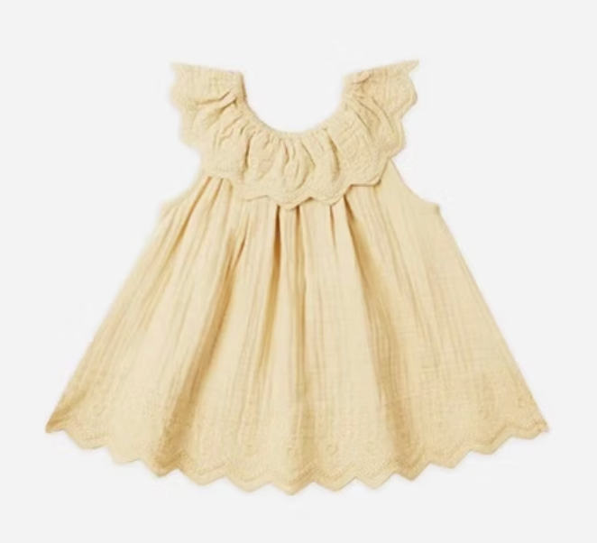 isla dress || lemon