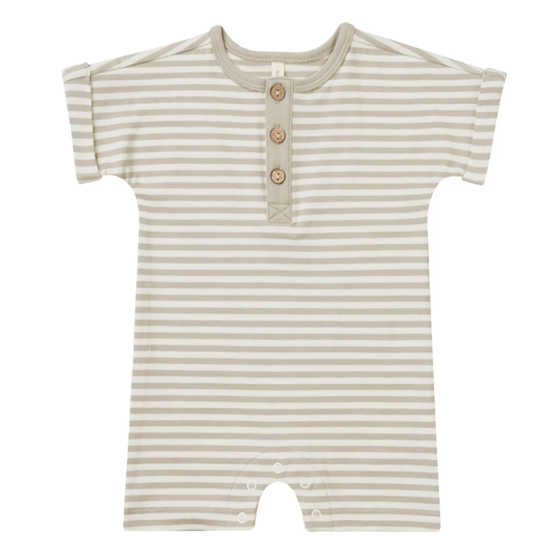 short sleeve one-piece || ash stripe