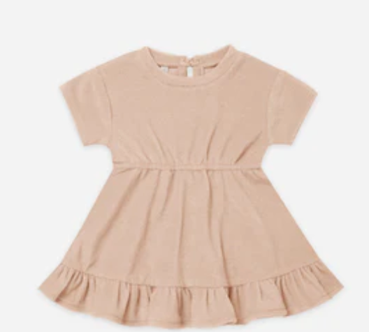 terry dress || blush