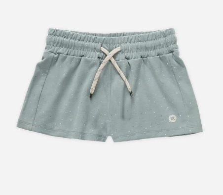 oceanside tech short || blue speckle
