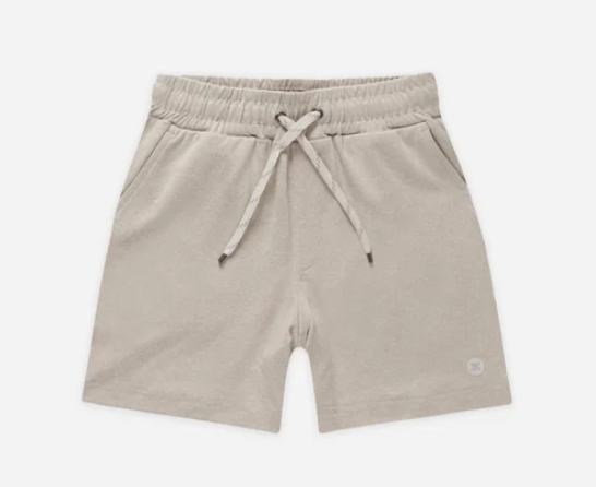 oceanside tech short || heathered dove