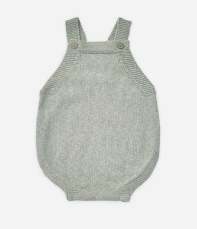 tatum romper || heathered sky