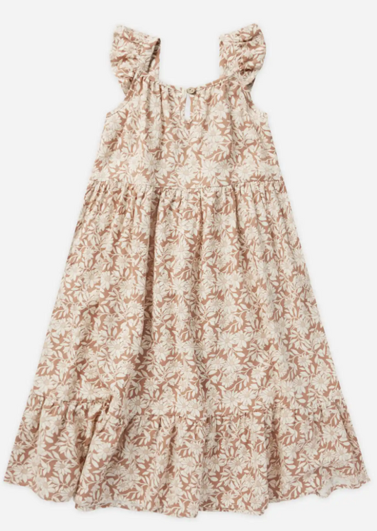 abbie tiered dress || plumeria