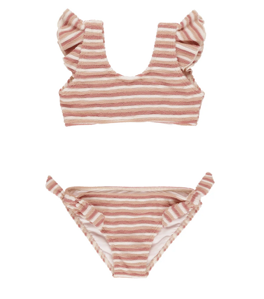 ojai bikini || pink stripe