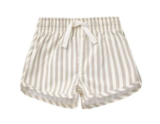 boys swim short || ash stripe