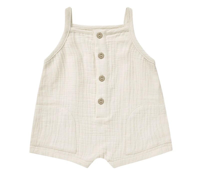 oakley romper || natural