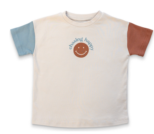 10-12Y Sand Chasing Happy Tee