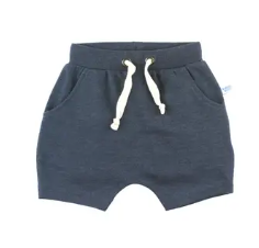 Boys Heather Navy Jogger Shorts | Blue / 18-24m