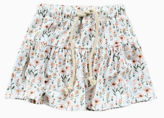 Girl's Skort Bamboo/Cotton - Daisy Fields