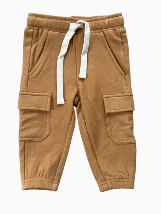 Boy's Cargo Pant Bamboo - Toffee
