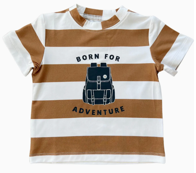Boy's Short Sleeve Bamboo - Born for Adventure