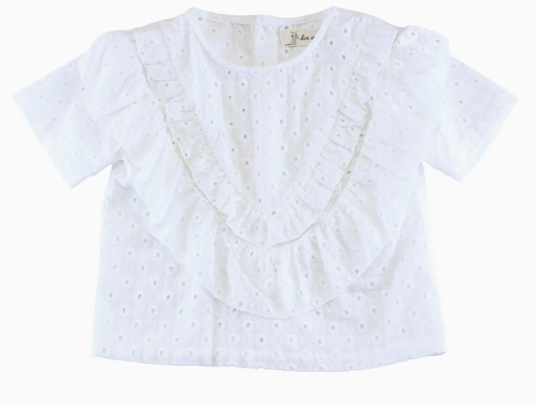 Floral Eyelet Top