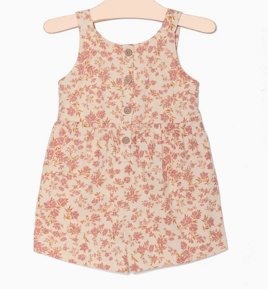 Tank Romper - Blush Floral