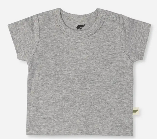 Short Sleeve Crewneck Tee_heather Grey