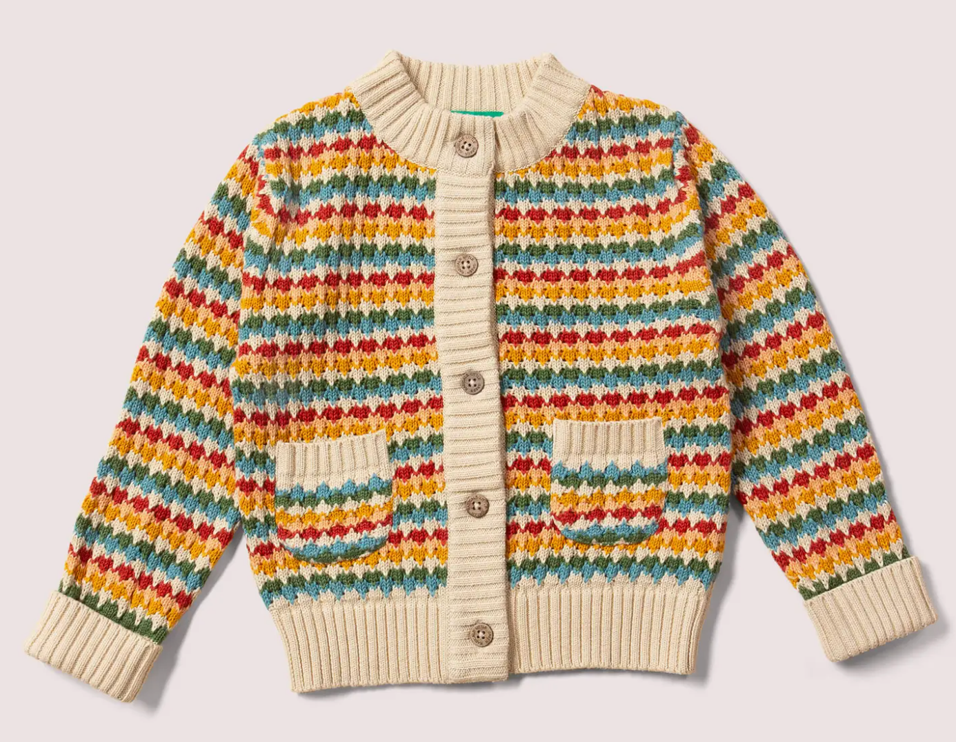 From One To Another Rainbow Days Knitted Cardigan