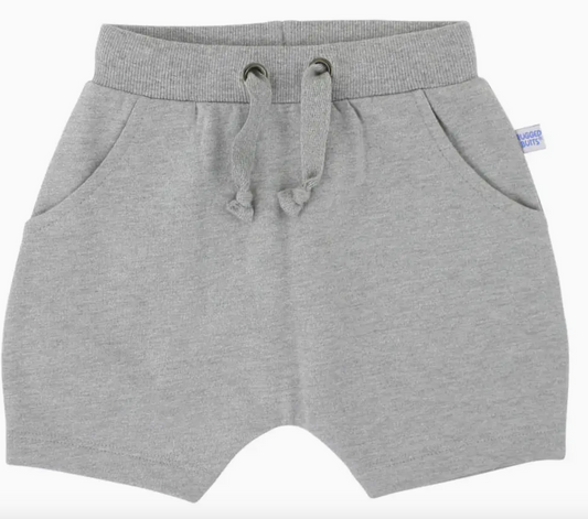 Boys Heather Gray Jogger Shorts | Gray
