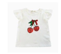 Rhinestone Cherry Tee