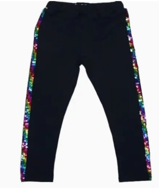 Side Sequin Leggings