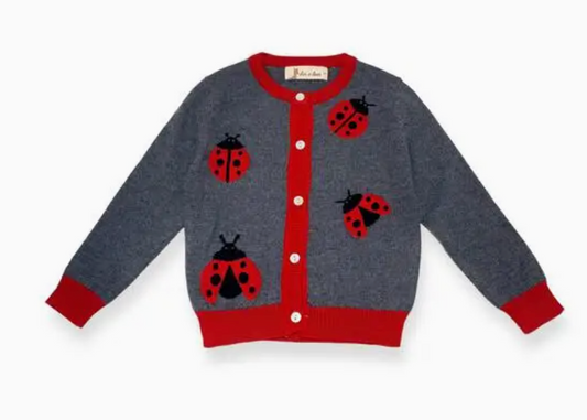 Ladybug Wooly Cardigan