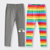 Rainbow Leggings Two-Piece Set