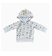 Boy's Hooded Jacket - Retro Banner