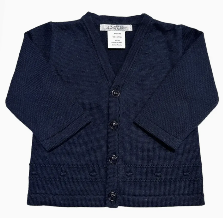 V-Neck Baby Cardigan