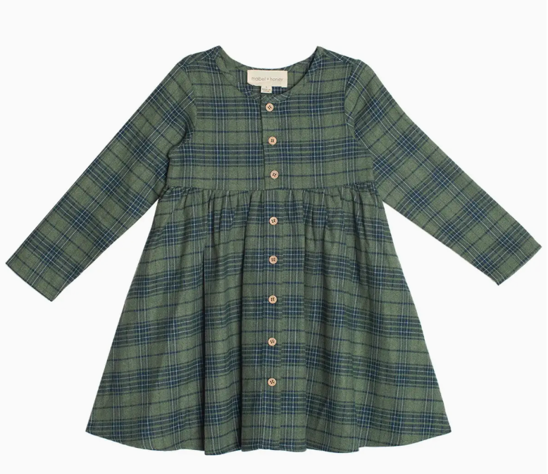 Cozy Creatures Dress | Green / 5