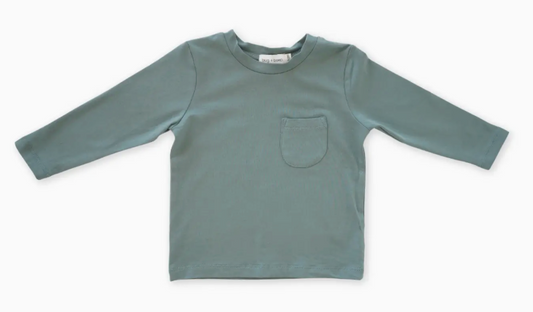 Charlie Long Sleeve Jersey Tee | Thyme | 2-3Y