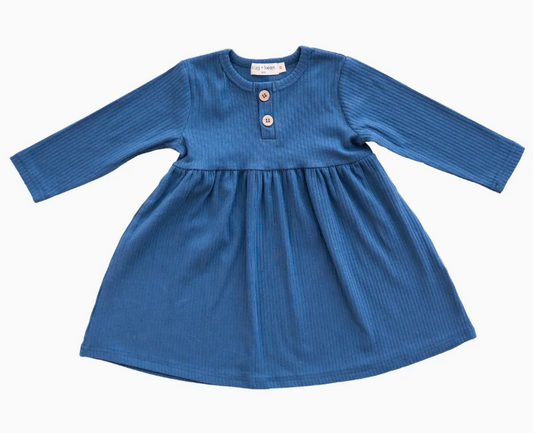 Organic Ribbed Cotton Dress