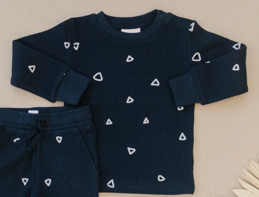 Everyday Long Sleeve | Sapphire Triangle | 4T