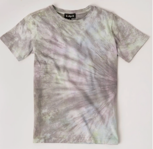 Spiral Tie Dye Tee | Blackened Pearl / XS (5/6)