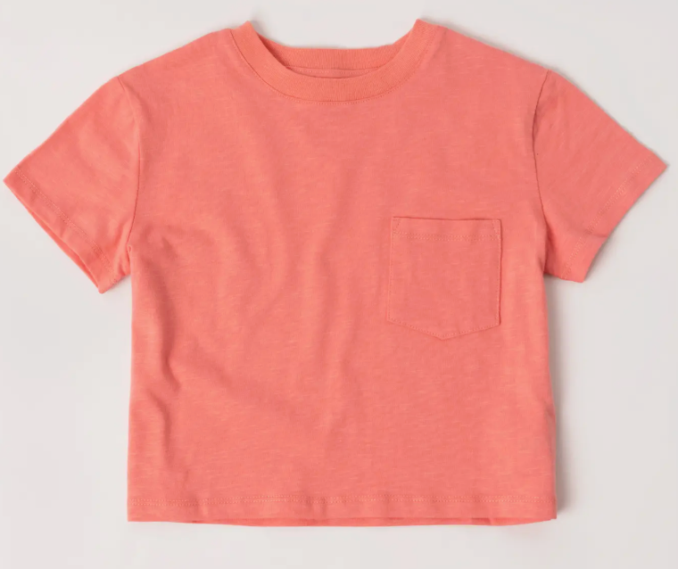 Slub Pocket Tee | Shell Pink / XS (5/6)