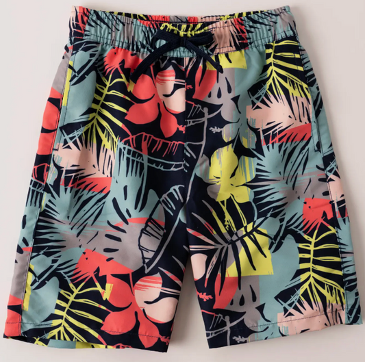 Pop Palm Swim Trunk | Multi / 3T
