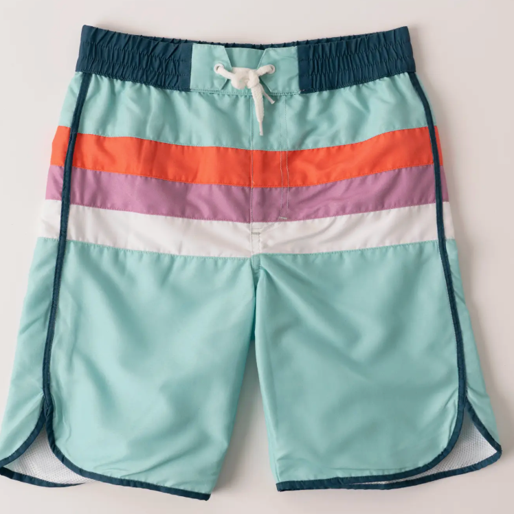 Piece Stripe Swim Trunk | Aqua Haze / XS (5/6)