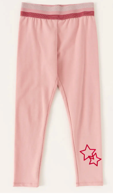 Foil Star Legging | Pink Nectar / S (7/8)
