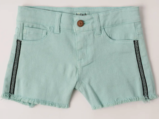 Overdyed Trimmed 5Pkt Short | Blue Tint / 5