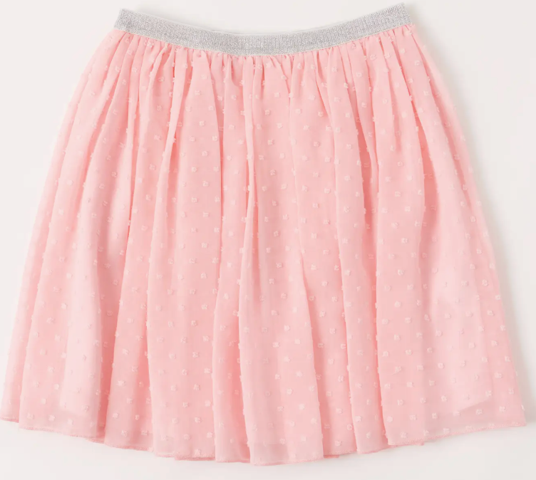 Mini Pom Pom Skirt | Cherry Blossom / S (7/8)