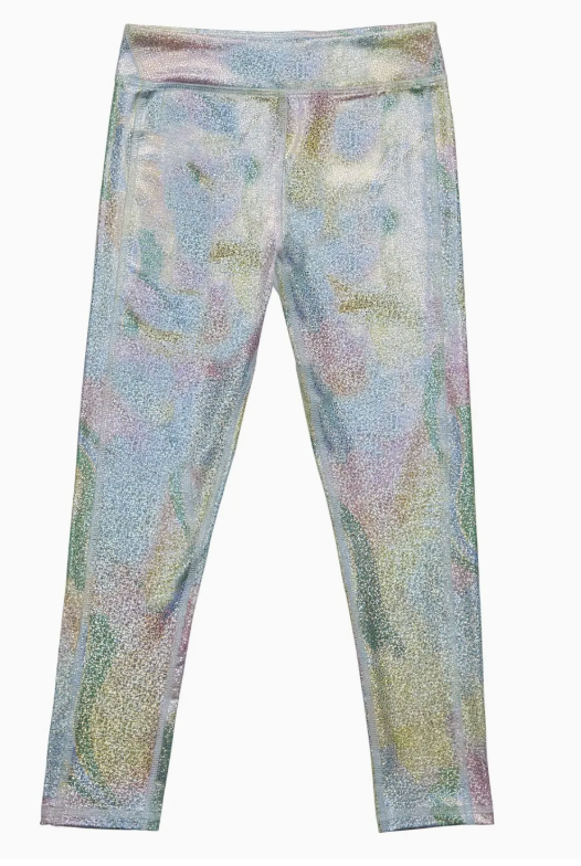Metallic Tie Dye Legging | Multi / M (10)